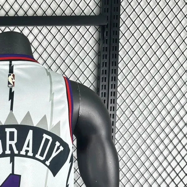NBA Toronto Raptors Round Neck White McGRADY#1 jersey S-XXL