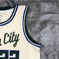 NBA Milwaukee Bucks Round neck Beige jersey MIDDLETON#22 S-XXL