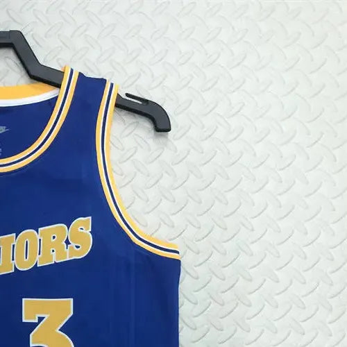 NBA Golden State Warriors Round Neck Blue Jersey POOLE#3 S-XXL