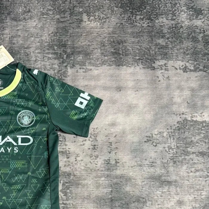 2526 Manchester City Third Away jersey Kid Kits Size 16-28