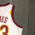 NBA Cleverland Cavaliers V-Neck White jersey JAMES#23 S-XXL