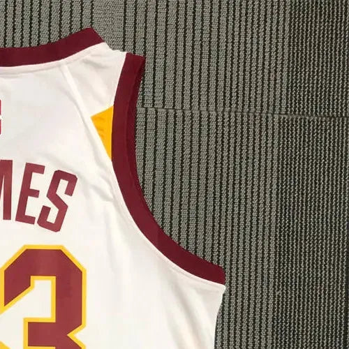 NBA Cleverland Cavaliers V-Neck White jersey JAMES#23 S-XXL