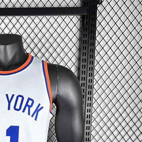 NBA New York Knicks Round Neck White jersey BRUNSON#11 S-XXL