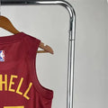 NBA Cleverland Cavaliers Round Neck Red jersey MITCHELL#45 S-XXL