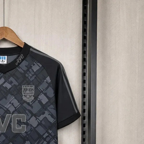 Retro Arsenal 199092 Black Jersey Fan Version