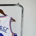 NBA Philadelphia 76ers 2023 V-Neck White Jersey GEORGE#8 S-XXL