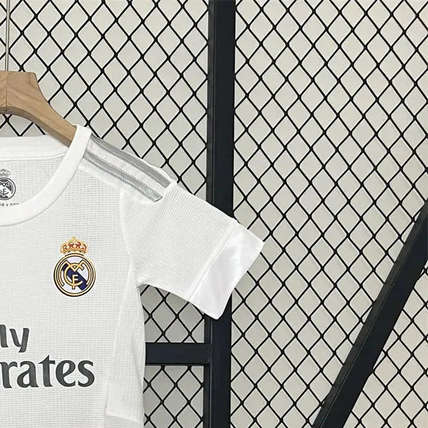 Retro Real Madrid 1516 home jersey Kid Kits Size 16-28