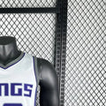 NBA Scaramento Kings V-Neck White 75th Anniversary jersey DeROZAN#10 S-XXL