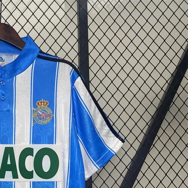 Retro Deportivo La Coruna 9798 Home jersey Fan Version