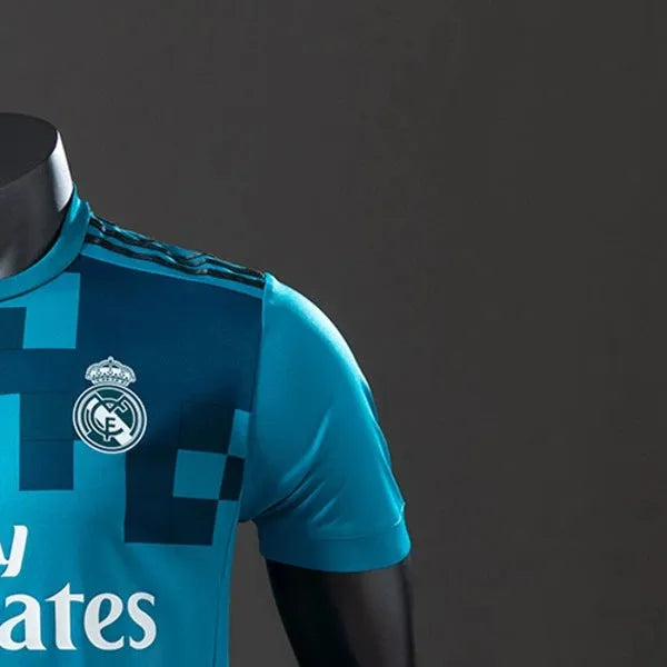 Retro Real Madrid 201718 Second Away jersey Player Version