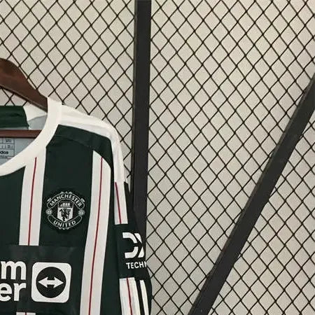 2324 Manchester United Away Long Sleeve jersey Fan Version