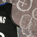 NBA Golden State Warriors V-Neck Black Jersey YOUNG#6 S-XXL