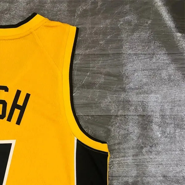 NBA Miami Hearts V-Neck Yellow Jersey BOSH#1 S-XXL