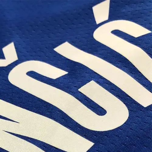 NBA Dallas Mavericks V-Neck Blue 75th anniversary Jersey DONCIC#77 S-XXL