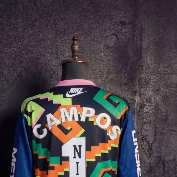 Retro Mexico Jorge Compos Goalkeeper jersey Long Sleeve Fan Version
