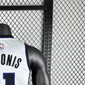 NBA Scaramento Kings 2024 V-Neck White jersey SABONIS#11 S-XXL