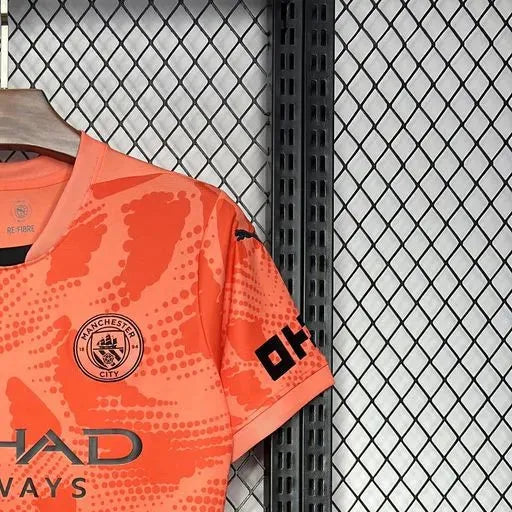202425 Manchester City Orange Color Jersey Fan Version
