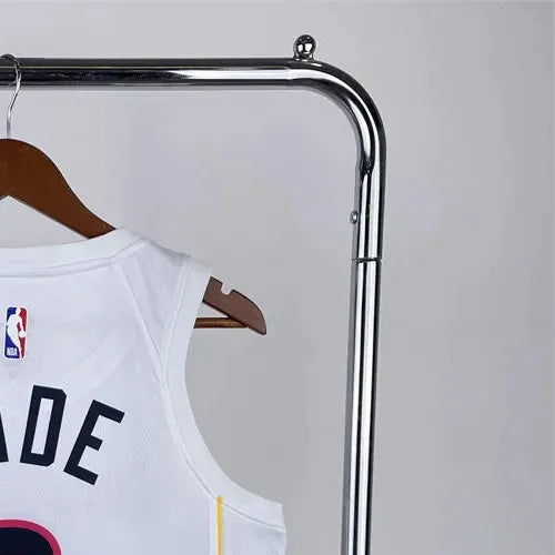 NBA Miami Hearts Round Neck City Edition White Jersey WADE#3 S-XXL