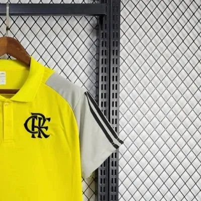 2425 Flamengo yellow polo Women jersey Fan Version