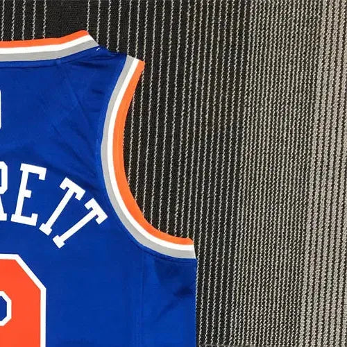 NBA New York Knicks Round Neck Blue 75th Anniversary jersey BARRETT#9 S-XXL