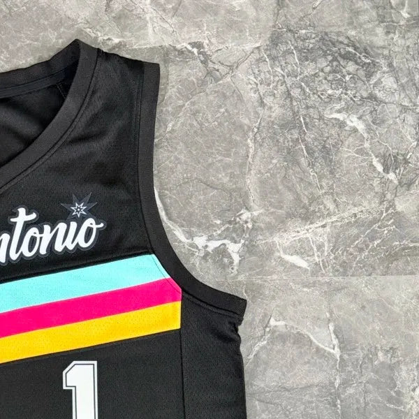 NBA San Antonio Spurs 2026 City Edition Black jersey WEMBANYAMA#1
