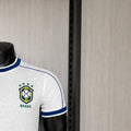 Retro Brazil 1998 White Jersey Player Version
