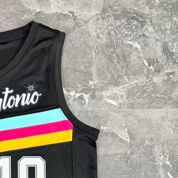 NBA San Antonio Spurs 2026 City Edition Black jersey SOCHAN#10
