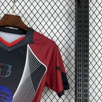 202526 Barcelona black red special edition Jersey Fan Version