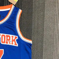 NBA New York Knicks Round Neck Blue 75th Anniversary jersey ANTHONY#7 S-XXL