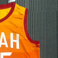 NBA Utah Jazz V-Neck Orange Jersey MITCHELL#45 S-XXL
