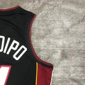 NBA Miami Hearts V-Neck Black Jersey OLADIPO#4 S-XXL