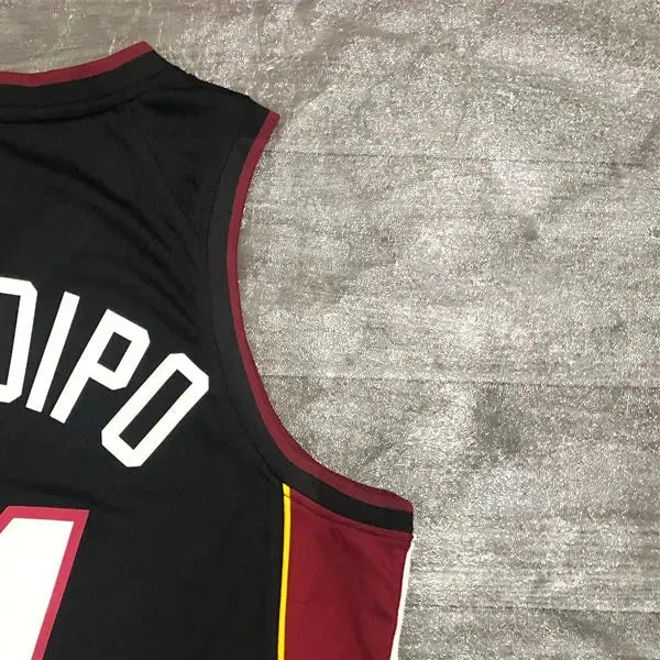 NBA Miami Hearts V-Neck Black Jersey OLADIPO#4 S-XXL