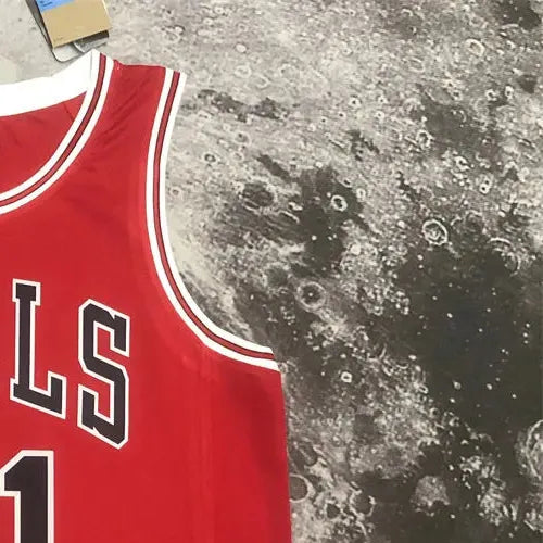 NBA Chicago Bulls RODMAN#91 202223 Red Icon Edition Swingman Jersey S-XXL