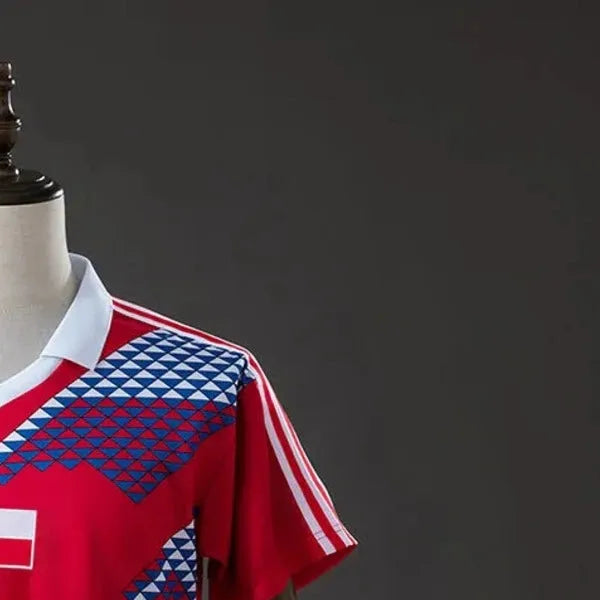 Retro Czechoslovakia 1990 Home Jersey Fan Version