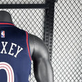 NBA Philadelphia 76ers 2024 Round Neck City Edition Black Jersey MAXEY#0 S-XXL