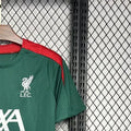 202425 Liverpool Pre-match training dark green Jersey Fan Version