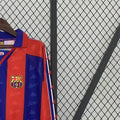 Retro Barcelona 9697 long sleeve home jersey Fan Version