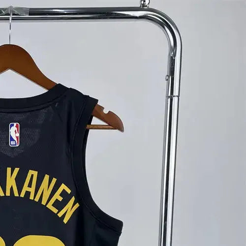NBA Utah Jazz V-Neck Black Jersey MARKKANEN#23 S-XXL