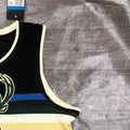 NBA Milwaukee Bucks V-Neck Black jersey HOLIDAY#21 S-XXL