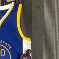 NBA Golden State Warriors V-Neck Blue Jersey KUMINGA#00 S-XXL