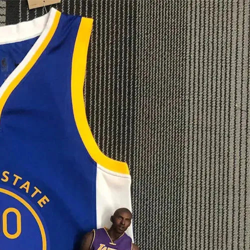 NBA Golden State Warriors V-Neck Blue Jersey KUMINGA#00 S-XXL