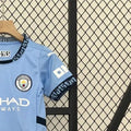 202425 kids Manchester City Home jersey Kid Kits Size 16-28