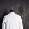 202526 Sevilla Half-Pull long Sleeve White Hoodie