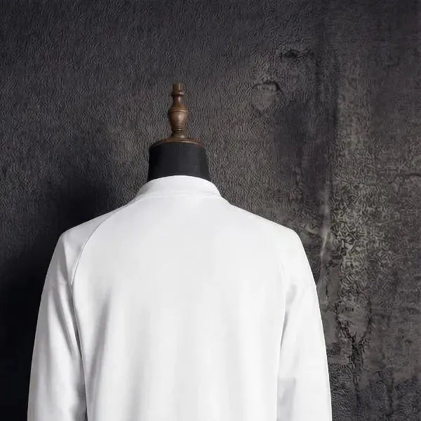 202526 Sevilla Half-Pull long Sleeve White Hoodie