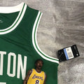 NBA Boston Celtics round neck Retro Green Jersey Irving #11 S-XXL