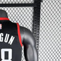 NBA Houston Rockets 2024 V-Neck Balck Jersey SENGUN#28 S-XXL