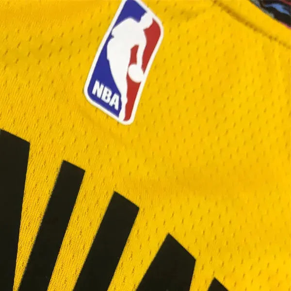 NBA Brooklyn Nets V-Neck Yellow Jersey IRVING#11 S-XXL