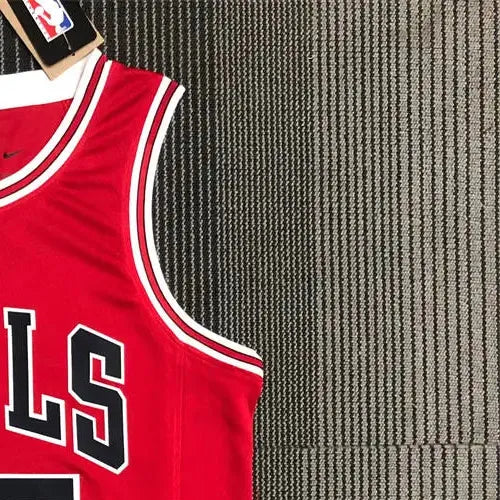 NBA Chicago Bulls Round Neck Red 75th anniversaryJersey JORDAN#45 S-XXL