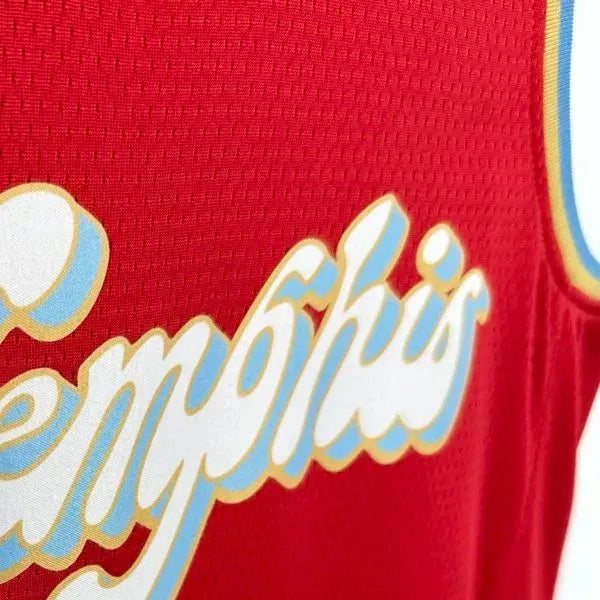 NBA Memphis Grizzies 2425 City Edition Red jersey MORANT#12 S-XXL