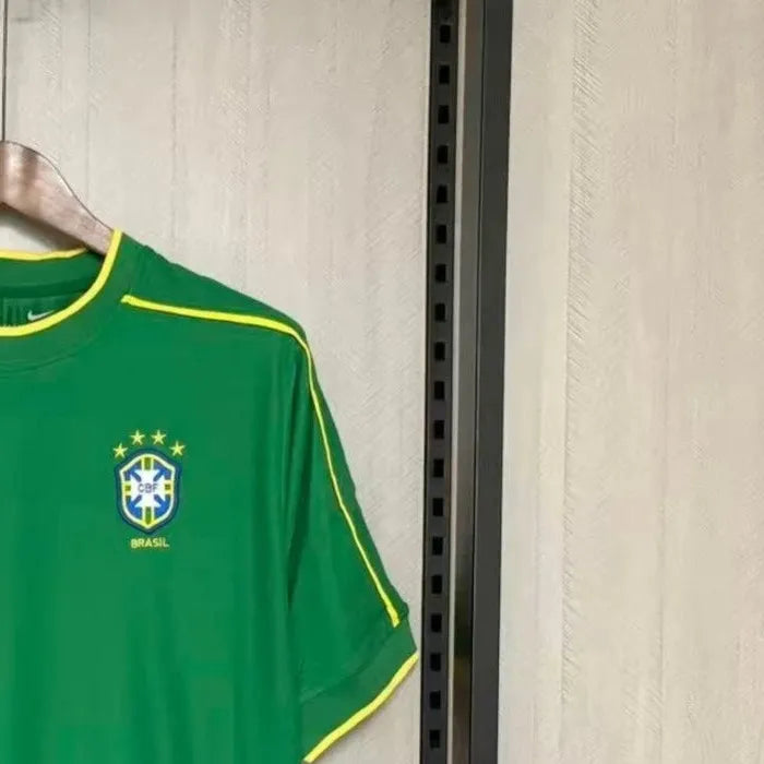 Retro Brazil 1998 Goalkeeper Green jersey Fan Version